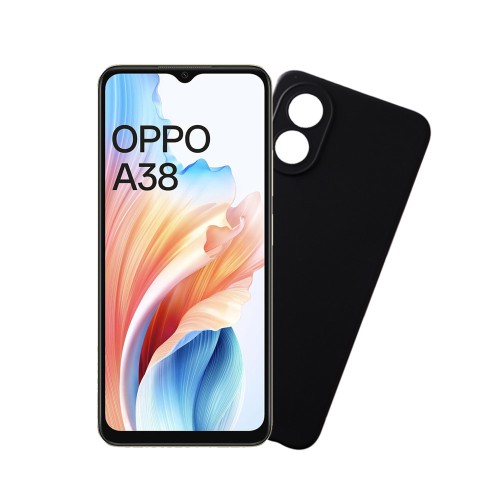 VOLTE-TEL ΘΗΚΗ OPPO A38/A18 6.56" SILICON TPU FULL CAMERA PROTECTION BLACK