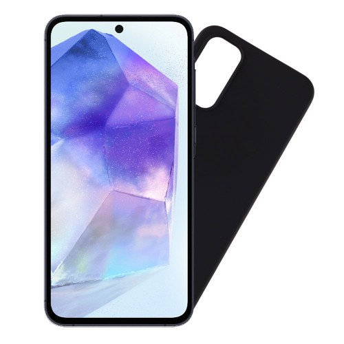 VOLTE-TEL ΘΗΚΗ SAMSUNG A55 5G A556 6.6" SILICON TPU CAMERA GUARD BLACK