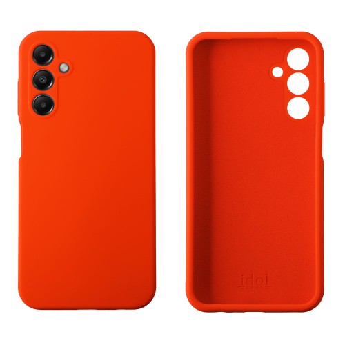 IDOL 1991 ΘΗΚΗ SAMSUNG A35 5G A356 6.6" VELVET ELITE TPU 4 SIDE FULL CAMERA PROTECTION RED
