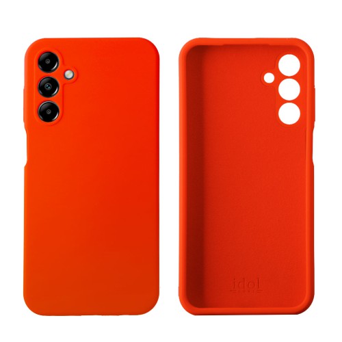 IDOL 1991 ΘΗΚΗ SAMSUNG A55 5G A556 6.6" VELVET ELITE TPU 4 SIDE FULL CAMERA PROTECTION RED