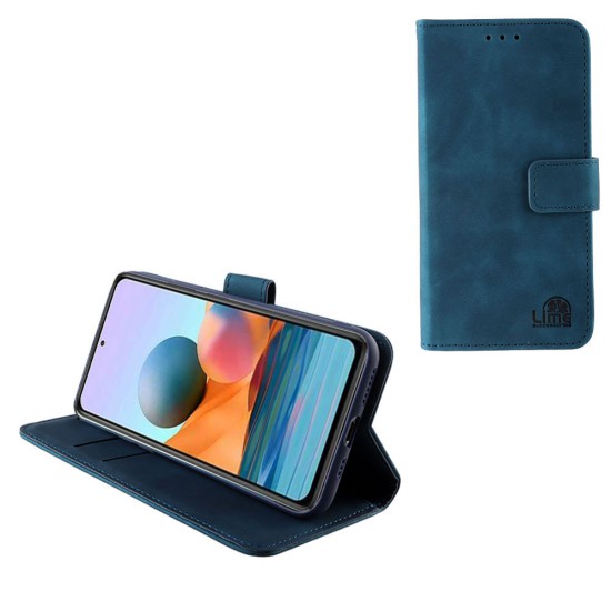 LIME ΘΗΚΗ SAMSUNG A35 5G A356 6.6" ESSENTIAL MAGNET BOOK STAND CLIP DARK BLUE