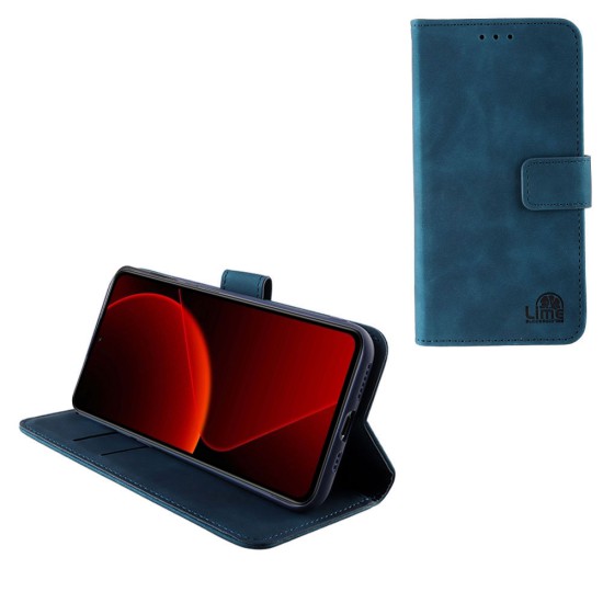 LIME ESSENTIAL ΘΗΚΗ XIAOMI 13T PRO 5G 6.67in MAGNET BOOK STAND CLIP DARK BLUE