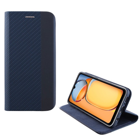 IDOL 1991 ΘΗΚΗ SAMSUNG A05s 4G A057/F14 4G E145 6.7" ELITE ANTI-RFID BOOK STAND BLUE