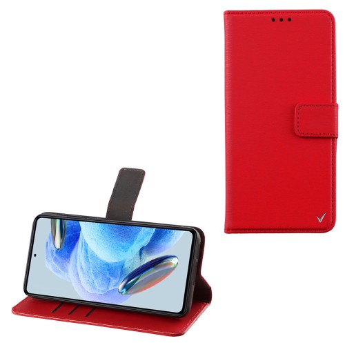 VOLTE-TEL ΘΗΚΗ XIAOMI REDMI NOTE 12 PRO 5G 6.67" ALLURE MAGNET BOOK STAND CLIP RED