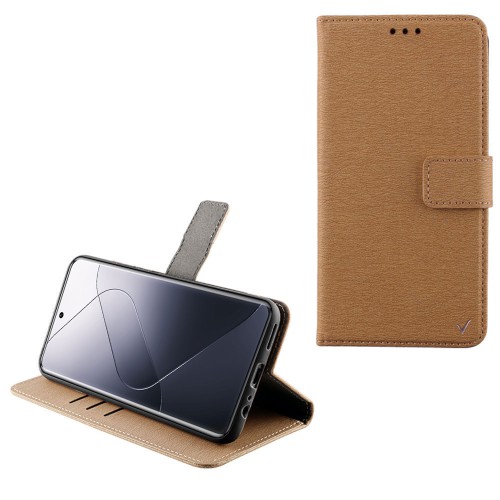 VOLTE-TEL ΘΗΚΗ XIAOMI 14 PRO 5G 6,73" ALLURE MAGNET BOOK STAND CLIP GOLD