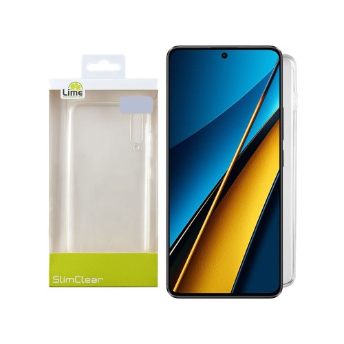 LIME ΘΗΚΗ XIAOMI POCO X6 PRO 5G 6.67" SLIMCLEAR TPU FULL CAMERA PROTECTION ΔΙΑΦΑΝΗ