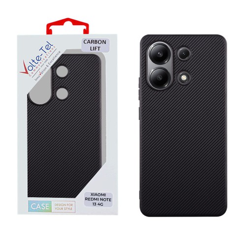 VOLTE-TEL ΘΗΚΗ XIAOMI REDMI NOTE 13 4G 6.67" CARBON LIFT CAMERA GUARD BLACK