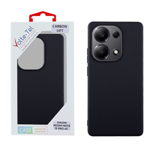 VOLTE-TEL ΘΗΚΗ XIAOMI REDMI NOTE 13 PRO 4G 6.67" CARBON LIFT CAMERA GUARD BLACK