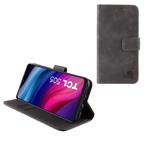 LIME ΘΗΚΗ TCL 505 6.75" ESSENTIAL MAGNET BOOK STAND CLIP GREY