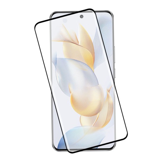 IDOL 1991 TEMPERED GLASS HONOR 100 5G 6.78" 9H 0.30mm 3D EDGE GLUE SEMI CURVED FINGER UNLOCK BLACK