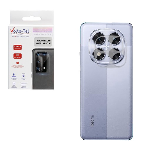 VOLTE-TEL TEMPERED GLASS XIAOMI REDMI NOTE 14 PRO 5G/POCO X7 6.67" 9H 0.30mm FOR CAMERA