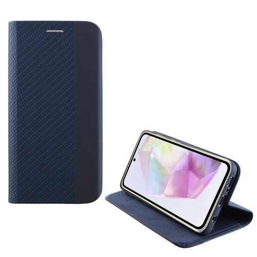 IDOL 1991 ΘΗΚΗ SAMSUNG A36 5G A366 6.7" ELITE ANTI-RFID BOOK STAND BLUE
