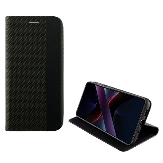 IDOL 1991 ELITE ΘΗΚΗ XIAOMI POCO X7 PRO 5G 6.67in  ANTI-RFID BOOK STAND BLACK