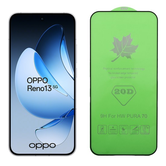 IDOL 1991 TEMPERED GLASS OPPO RENO13 5G 6.59in 9H 0.25mm 20D FULL GLUE SEMI CURVED BLACK