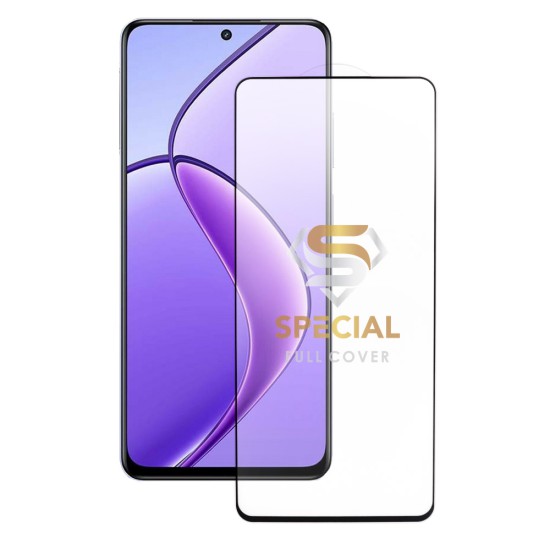 IDOL 1991 SPECIAL TEMPERED GLASS REALME 12X 5G 6.67in 9H 0.25mm FULL COVER FINGER UNLOCK FULL GLUE BLACK
