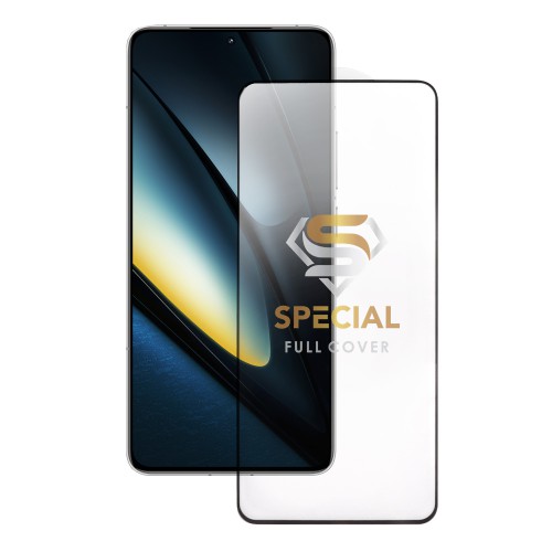 IDOL 1991 SPECIAL TEMPERED GLASS XIAOMI POCO F6 PRO 5G 6.67in 9H 0.25mm FULL COVER FULL GLUE BLACK