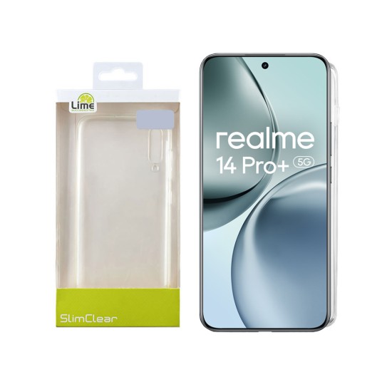 LIME ΘΗΚΗ REALME 14 PRO PLUS 5G 6.83" SLIMCLEAR TPU CAMERA GUARD ΔΙΑΦΑΝΗ