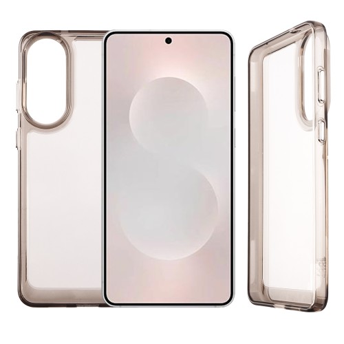 IDOL 1991 ΘΗΚΗ SAMSUNG S25 EDGE 5G S937 6.66" CRISTALYTE TPU CAMERA GUARD ΔΙΑΦΑΝΗ ΓΚΡΙ