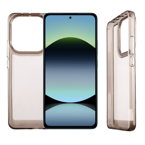 IDOL 1991 ΘΗΚΗ XIAOMI REDMI NOTE 14 4G 6.67" CRISTALYTE TPU CAMERA GUARD ΔΙΑΦΑΝΗ ΓΚΡΙ
