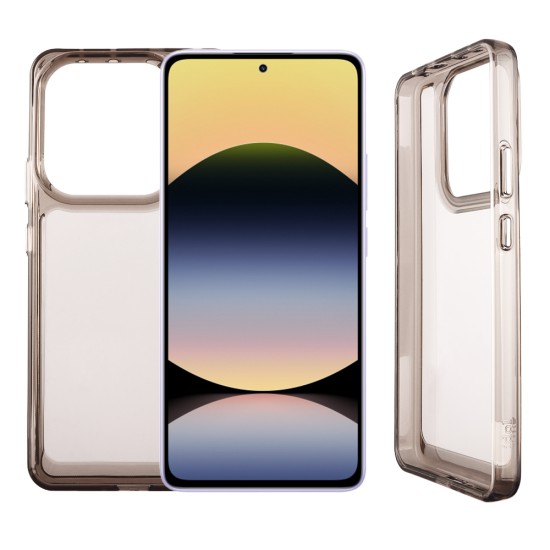 IDOL 1991 ΘΗΚΗ XIAOMI REDMI NOTE 14 5G 6.67" CRISTALYTE TPU CAMERA GUARD ΔΙΑΦΑΝΗ ΓΚΡΙ