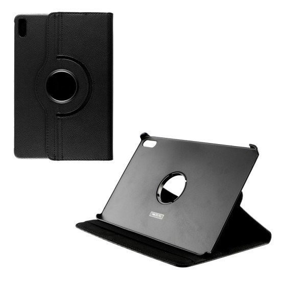 VOLTE-TEL LEATHER BOOK ROTATING STAND ΘΗΚΗ IPAD 2022 10.9in/IPAD 2025 11.0in BLACK