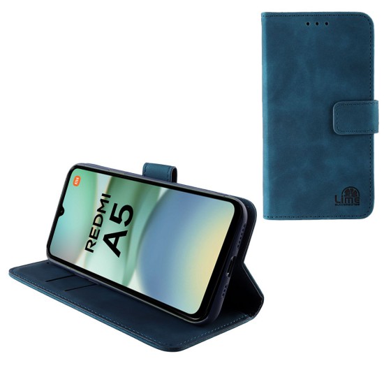 LIME ESSENTIAL ΘΗΚΗ XIAOMI REDMI A5 4G 6.88in MAGNET BOOK STAND CLIP DARK BLUE
