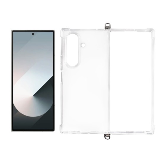 IDOL 1991 ΘΗΚΗ SAMSUNG Z FOLD 7 5G 8.2" ANTISHOCK AIR TPU WITH METAL BOND CAMERA GUARD ΔΙΑΦΑΝΗ
