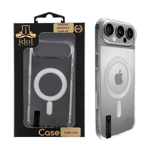 IDOL 1991 MAGSAFE ANTISHOCK CLEAR AIR TPU1 ΘΗΚΗ IPHONE 17 AIR 6.5" BACK COVER  CAMERA GUARD ΔΙΑΦΑΝΗ
