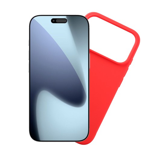 VOLTE-TEL SILICON TPU ΘΗΚΗ IPHONE 17 PRO MAX 6.9in  CAMERA GUARD RED