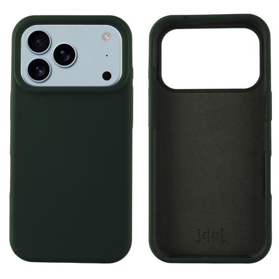 IDOL 1991 VELVET ELITE TPU ΘΗΚΗ IPHONE 17 PRO MAX 6.9in  4 SIDE CAMERA GUARD GREEN