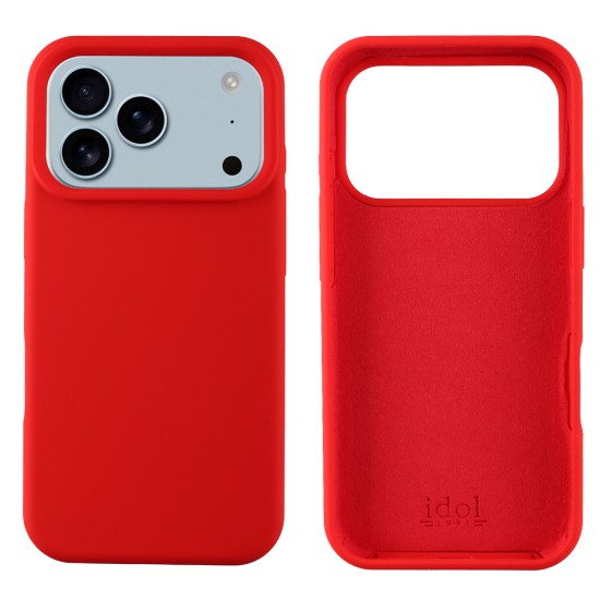 IDOL 1991 VELVET ELITE TPU ΘΗΚΗ IPHONE 17 PRO 6.3in  4 SIDE CAMERA GUARD RED