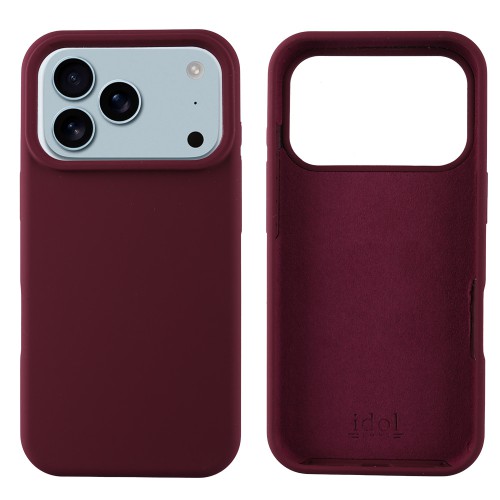 IDOL 1991 VELVET ELITE TPU ΘΗΚΗ IPHONE 17 PRO 6.3in  4 SIDE CAMERA GUARD BURGUNDY