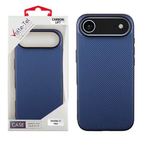 VOLTE-TEL CARBON LIFT ΘΗΚΗ IPHONE 17 AIR 6.5in  CAMERA GUARD PROTECTION BLUE