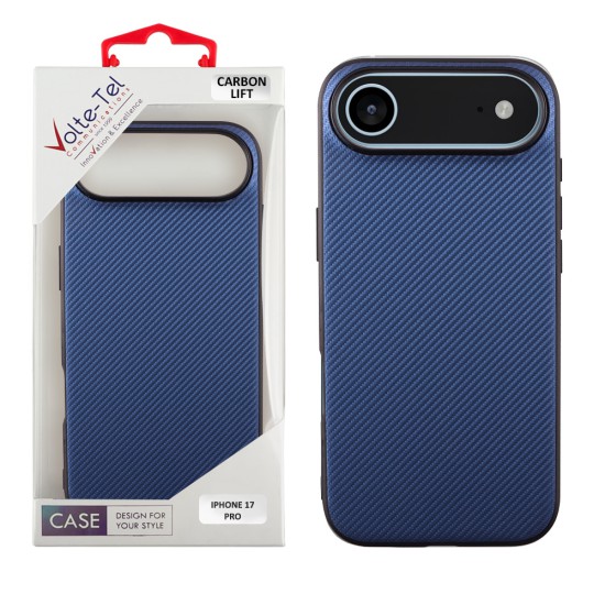 VOLTE-TEL CARBON LIFT ΘΗΚΗ IPHONE 17 AIR 6.5in  CAMERA GUARD PROTECTION BLUE