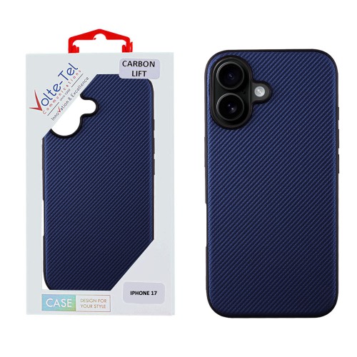 VOLTE-TEL CARBON LIFT ΘΗΚΗ IPHONE 17 6.3in  CAMERA GUARD PROTECTION BLUE
