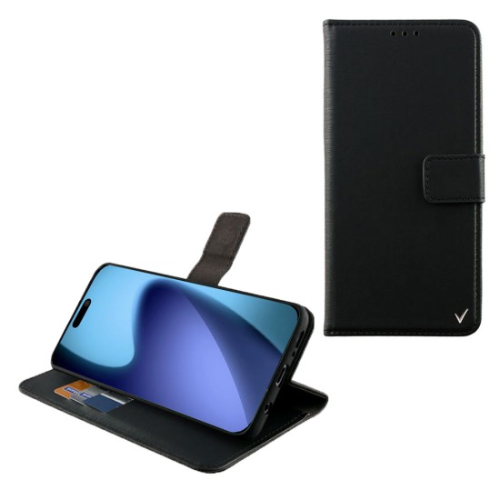 VOLTE-TEL ALLURE ΘΗΚΗ IPHONE 17 PRO ΜΑΧ 6.9in  MAGNET BOOK STAND CLIP BLACK