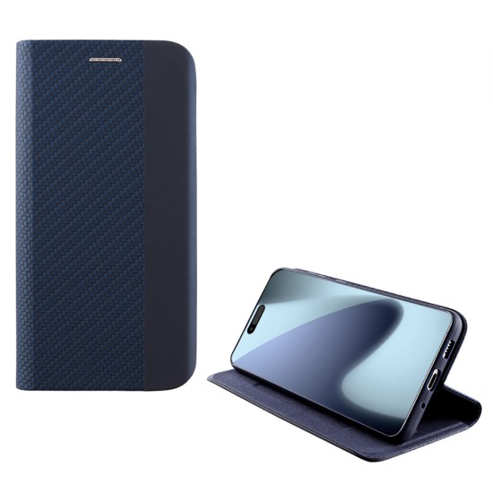 IDOL 1991 ELITE ΘΗΚΗ IPHONE 17 PRO 6.3in  ANTI-RFID BOOK STAND BLUE
