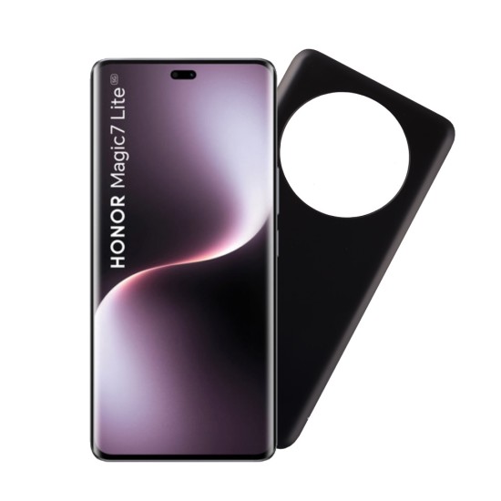 VOLTE-TEL SILICON TPU ΘΗΚΗ HONOR MAGIC7 LITE 5G 6.78in  CAMERA GUARD BLACK