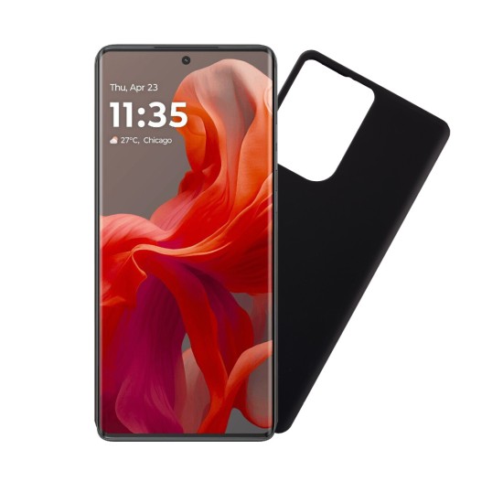 VOLTE-TEL SILICON TPU ΘΗΚΗ MOTOROLA MOTO G85 5G XT2427-2 6.67in  CAMERA GUARD BLACK