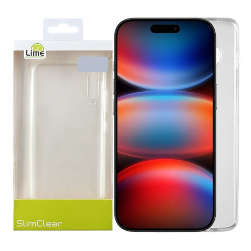 LIME ΘΗΚΗ IPHONE 17 PRO 6.3" SLIMCLEAR TPU CAMERA GUARD ΔΙΑΦΑΝΗ