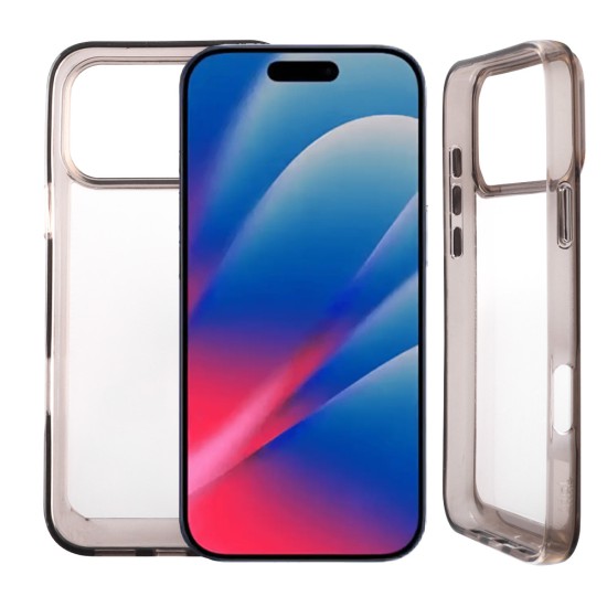 IDOL 1991 CRISTALYTE TPU ΘΗΚΗ IPHONE 17 PRO ΜΑΧ 6.9in  CAMERA GUARD ΔΙΑΦΑΝΗ ΓΚΡΙ
