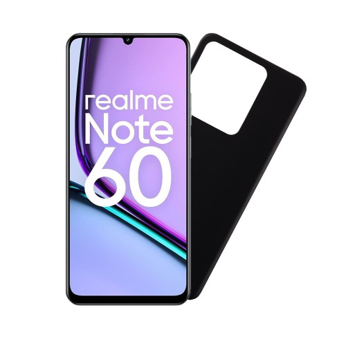 VOLTE-TEL SILICON TPU ΘΗΚΗ REALME NOTE 60 6.74in  CAMERA GUARD BLACK