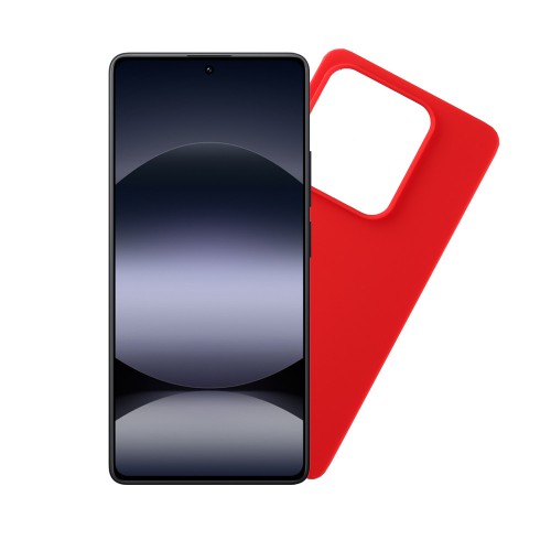 VOLTE-TEL SILICON TPU ΘΗΚΗ XIAOMI REDMI NOTE 14S 6.67in  CAMERA GUARD RED