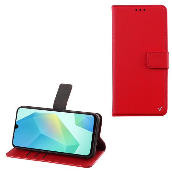 VOLTE-TEL ALLURE ΘΗΚΗ SAMSUNG A17 4G A175/A17 5G A176/M17 5G M176 6.7in  MAGNET BOOK STAND CLIP RED