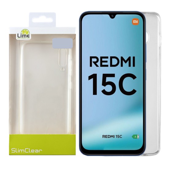 LIME SLIMCLEAR TPU ΘΗΚΗ XIAOMI POCO C85 4G/ REDMI 15C 4G 6.9in FULL CAMERA PROTECTION ΔΙΑΦΑΝΗ