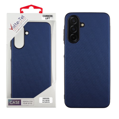 VOLTE-TEL CARBON LIFT ΘΗΚΗ SAMSUNG A17 4G A175/A17 5G A176/M17 5G M176 6.7in  CAMERA GUARD PROTECTION BLUE