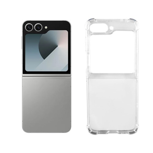 IDOL 1991 ANTISHOCK AIR TPU ΘΗΚΗ SAMSUNG Z FLIP 6 5G F741/Z FLIP 7 FE 5G F761 6.7in  WITH METAL HINGE CAMERA GUARD ΔΙΑΦΑΝΗ