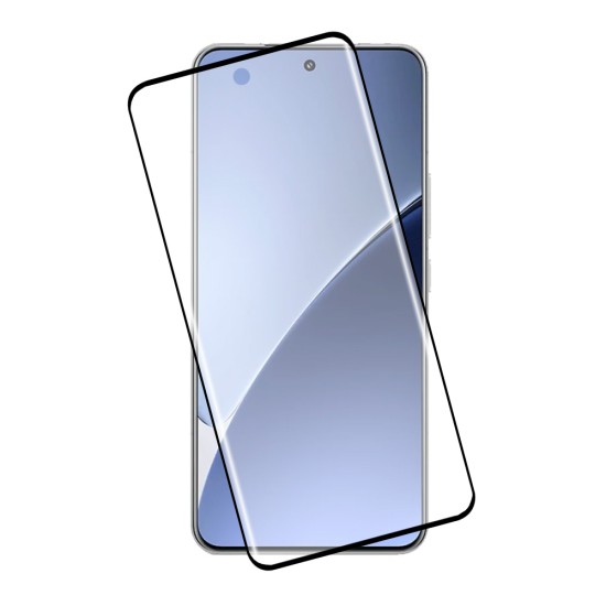 IDOL 1991 GLAMOUR TEMPERED GLASS XIAOMI 15S PRO 5G 6.73in 9H 0.30mm FULL COVER 3D EDGE GLUE FINGER UNLOCK BLACK