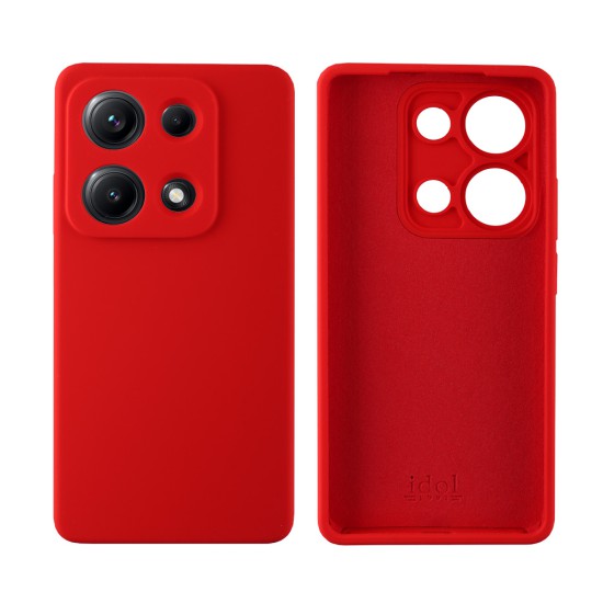 IDOL 1991 VELVET ELITE TPU ΘΗΚΗ XIAOMI REDMI NOTE 14S 6.67in  4 SIDE FULL CAMERA PROTECTION RED