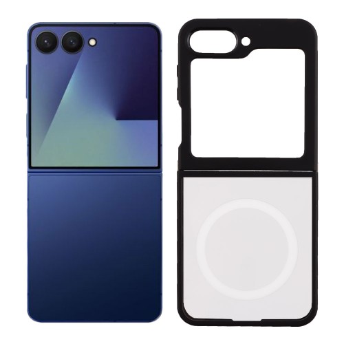 VOLTE-TEL ΘΗΚΗ SAMSUNG Z FLIP 7 5G F766 6.9" MAGSAFE BACK COVER TPU CAMERA GUARD BLACK
